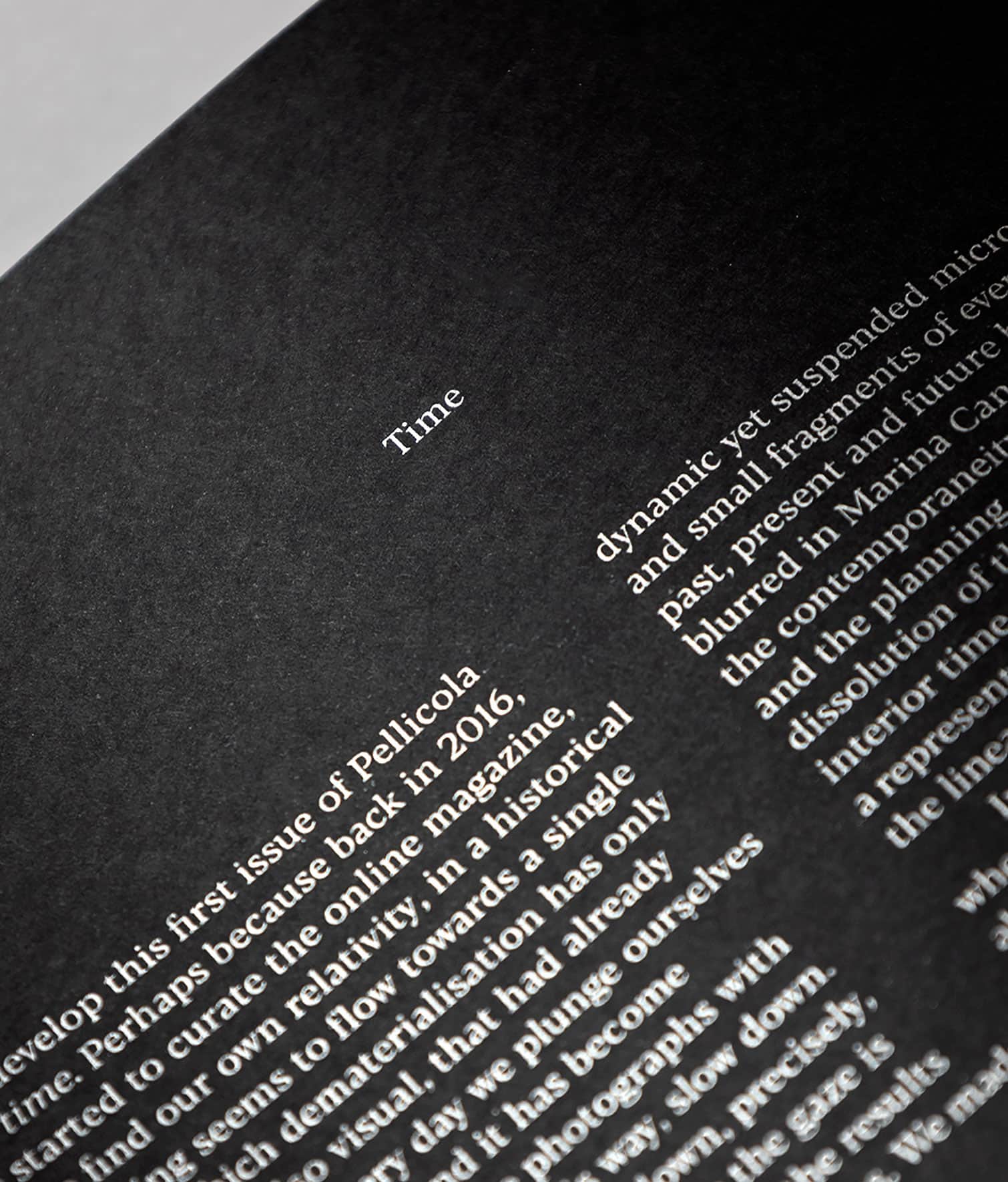 Volume 01: Time